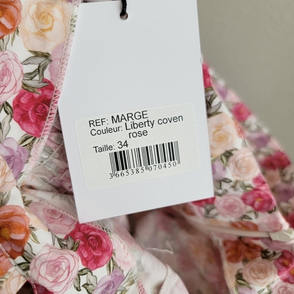 Rouje Marge Dress in Liberty Coven Rose size 34 NWT - Picture 11 of 11
